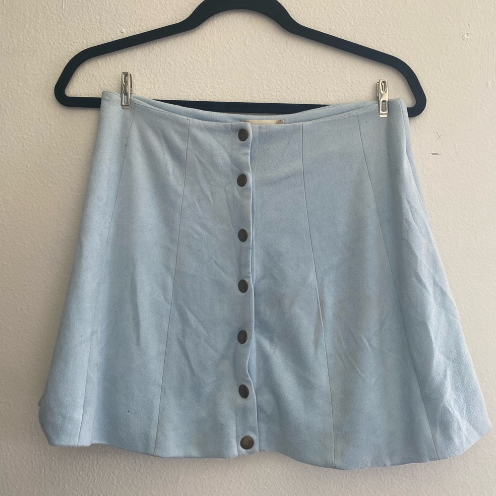 Light Blue mini skirt